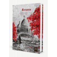 Bez Ciltli Çizgili Defter 18