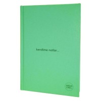 Kendime Notlar Arda Erel Defter Yeşil Ciltli