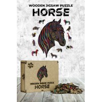 Ahşap Puzzle Horse 170 parça