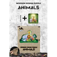 Ahşap Puzzle Animals 87 parça