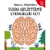 Dikkatle Düşündüren Zihin Geliştirme Etkinlikleri Seti 4 Kitap Takım