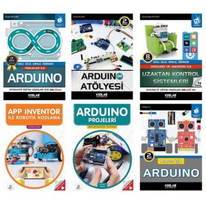 Arduino Programlama Eğitim Seti 6 Kitap Takım