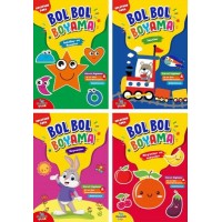 Bol Bol Boyama Seti 4 Kitap Takım