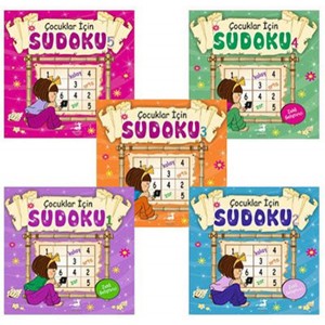 Çocuklar İçin Sudoku Seti 5 Kitap Takım