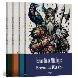 Maya Mitoloji Boyama Seti 4 Kitap