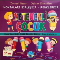 Zihinsel Beceri Gelişim Etkinlikleri Noktaları Birleştir Renklendir Yetenekli Çocuk 3