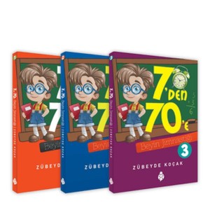 7'Den 70'e Beyin Jimnastiği Seti 3 Kitap