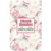 2021 Eylül 2022 Ağustos Etkinlik Ajandası Beyaz Buket