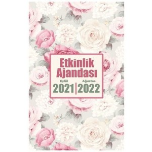 2021 Eylül 2022 Ağustos Etkinlik Ajandası Beyaz Buket