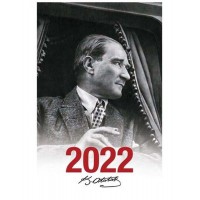 2022 Atatürk Ajandası Mustafa Kemal Beyaz