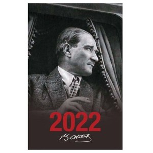 2022 Atatürk Ajandası Ulu Önder Siyah