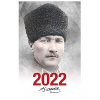 2022 Atatürk Ajandası Komutan Beyaz