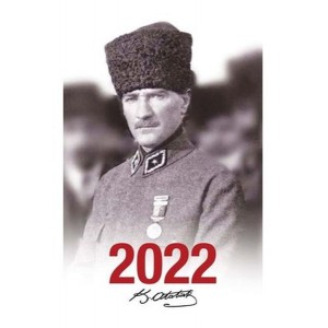 2022 Atatürk Ajandası Madalya Beyaz