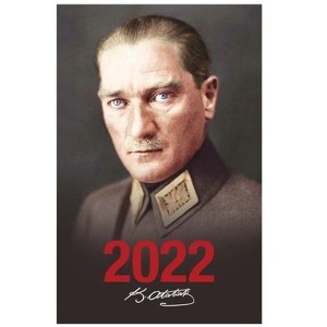 2022 Atatürk Ajandası Önder Siyah