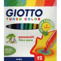Giotto Turbo Color Keçeli Kalem 12li