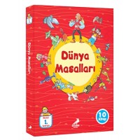 Düz Yazılı Dünya Masalları 10 Kitap Takım