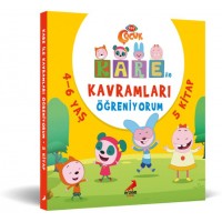 Kare ile Kavramları Öğreniyorum 5 kitap Takım