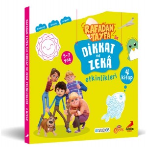 Rafadan Tayfa ile Dikkat ve Zeka Etkinlikleri 4 Kitap Takım