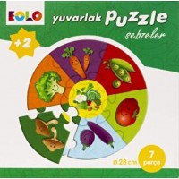 Yuvarlak Puzzle Sebzeler