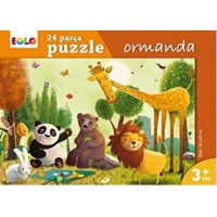 Yer Puzzle 24 Parça Puzzle Ormanda
