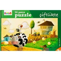 Yer Puzzle 24 Parça Puzzle Çiftlikte