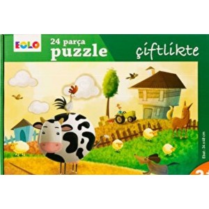 Yer Puzzle 24 Parça Puzzle Çiftlikte