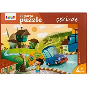 Yer Puzzle 40 Parça Puzzle Şehirde