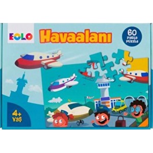 Yer Puzzle 60 Parça Puzzle Havaalanı