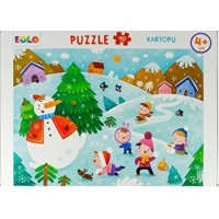 Yer Puzzle 40 Parça Puzzle Kartopu