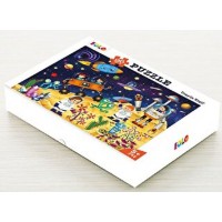 Yer Puzzle 96 Parça Puzzle Uzayda Keşif