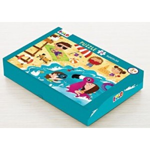 Yer Puzzle 24 Parça Puzzle Kumsalda