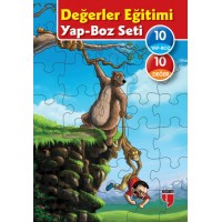 Değerler Eğitimi Yap Boz Serisi 10 Adet Yap Boz