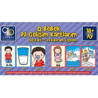 Q Bebek Dil Gelişim Kartlarım 18 Ay
