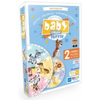 Blue Focus Hayvanlar Baby Round Puzzle