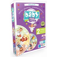 Blue Focus Meslekler Baby Round Puzzle