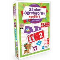 Blue Focus Sayıları Öğreniyorum Eğitici Oyunlar 45 Parça