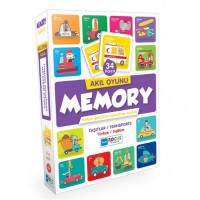 Blue Focus Akıl Oyunu Memory Taşıtlar Eşleştirme Kartı 34 Parça