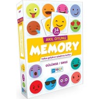 Blue Focus Akıl Oyunu Memory Gülümse Eşleştirme Kartı 34 Parça