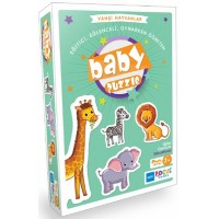 Blue Focus Vahşi Hayvanlar Baby Puzzle
