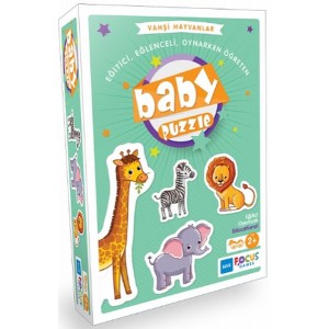 Blue Focus Vahşi Hayvanlar Baby Puzzle