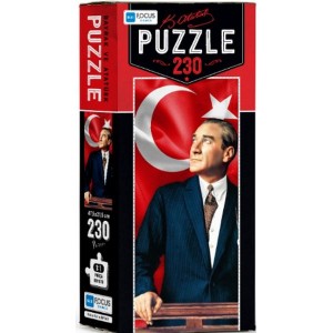 Blue Focus Bayrak ve Atatürk Puzzle 230 Parça