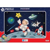 Blue Focus Spacefaring Uzay Yolculuğu Puzzle 130 Parça