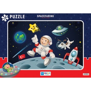 Blue Focus Spacefaring Uzay Yolculuğu Puzzle 130 Parça