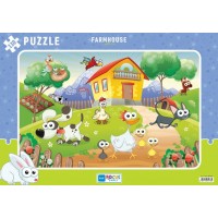 Blue Focus Farmhouse Çiftlik Evi Puzzle 130 Parça