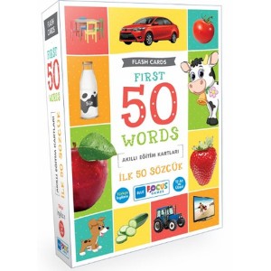 Blue Focus İlk 50 Sözcük Akıllı Eğitim Kartları