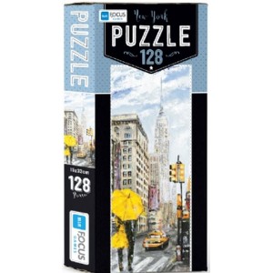 Blue Focus New York Puzzle 128 Parça