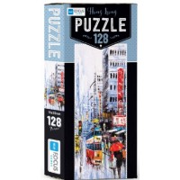 Blue Focus Hong Kong Puzzle 128 Parça
