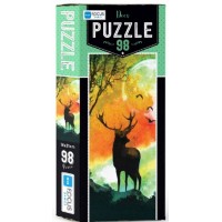 Blue Focus Deer Puzzle 98 Parça
