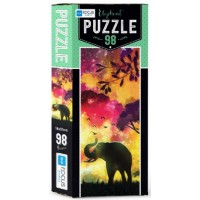 Blue Focus Elephant Puzzle 98 Parça