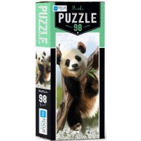 Blue Focus Panda Puzzle 98 Parça